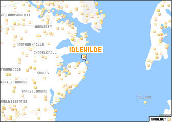 map of Idlewilde