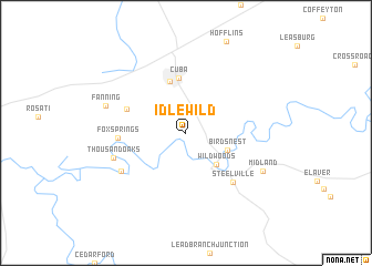 map of Idlewild