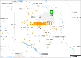 map of Idlewood Acres