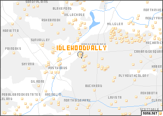 map of Idlewood Vally