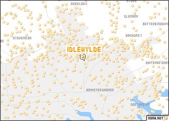 map of Idlewylde