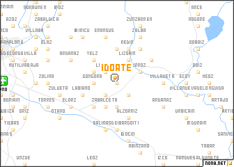 map of Idoate