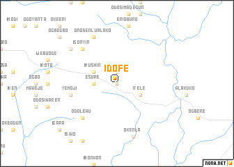 map of Idofe