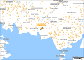 map of I-dong