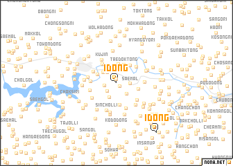 map of I-dong