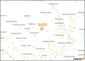 map of I-dong