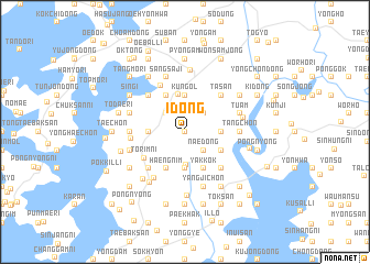 map of I-dong