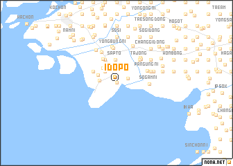 map of Idop\