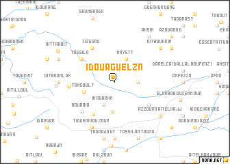 map of Id Ouaguelzn