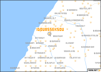 map of Id Ouasseksou