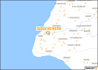 map of Id Ouchchene