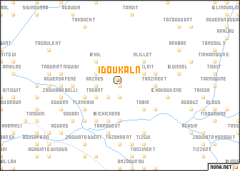 map of Idoukaln