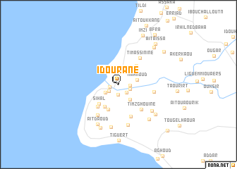 map of Idourane