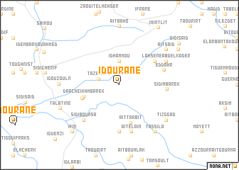 map of Idourane