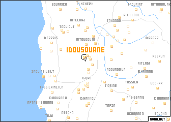 map of Id Ou Souane