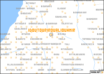 map of Id Ou Tourir Ou Ali Ouhmir
