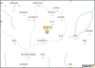 map of Idoyi