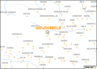 map of Idrijska Bela