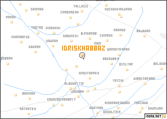 map of Idrīs Khabbāz