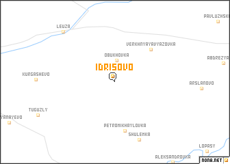 map of Idrisovo