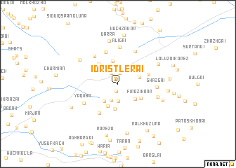 map of Idris Tlerai