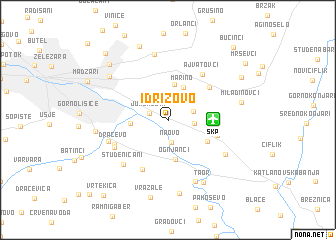 map of Idrizovo