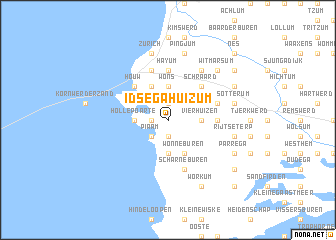 map of Idsegahuizum