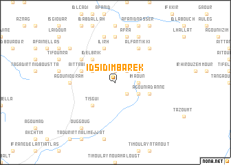 map of Id Sidi Mbarek