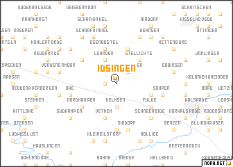 map of Idsingen