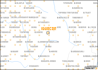 map of Id Uacor