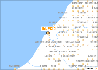 map of Idufkir