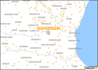 map of Idŭksŏnggol