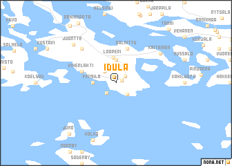 map of Idula