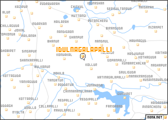 map of Idulnāgalapalli