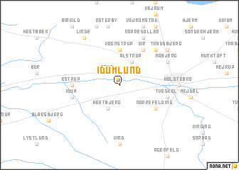 map of Idumlund