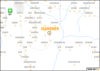 map of Idumohen