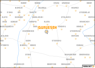map of Idumuesah