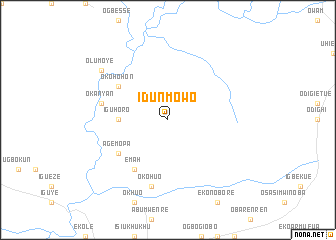 map of Idunmowo
