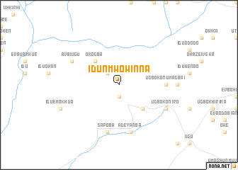 map of Idunmwowinna