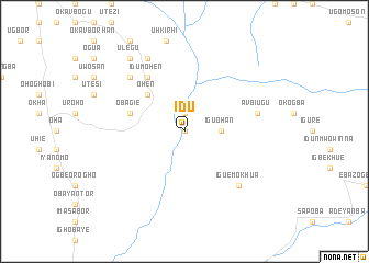 map of Idu