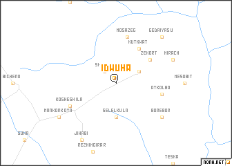 map of Id Wuha