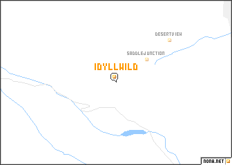 map of Idyllwild