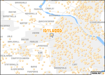 map of Idylwood