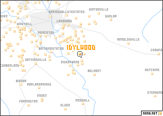 map of Idylwood