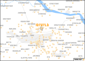 map of Idywyld