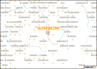 map of Id Zarbezan