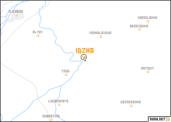 map of Idzha