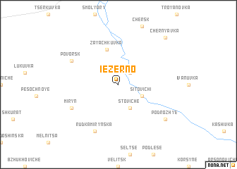 map of Iezerno