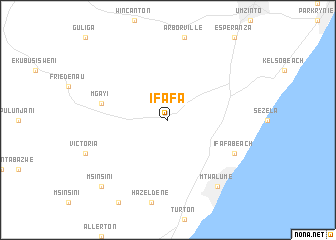 map of Ifafa