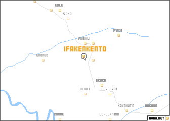 map of Ifake Nkento